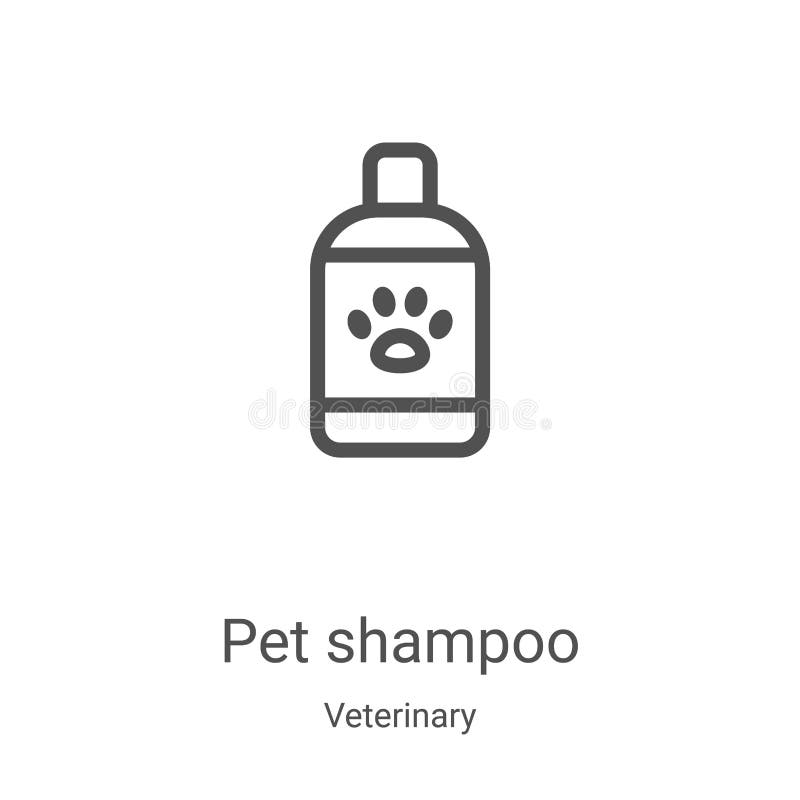 Shampoo Linear Icon. Modern Outline Shampoo Logo Concept on Whit Stock Vector Illustration of