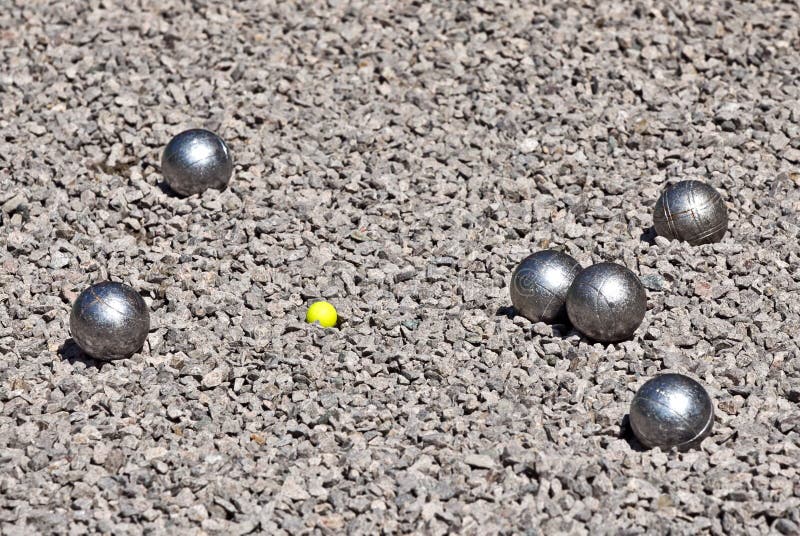 Petanque game stock image. Image of bowler, ballgame 19791959
