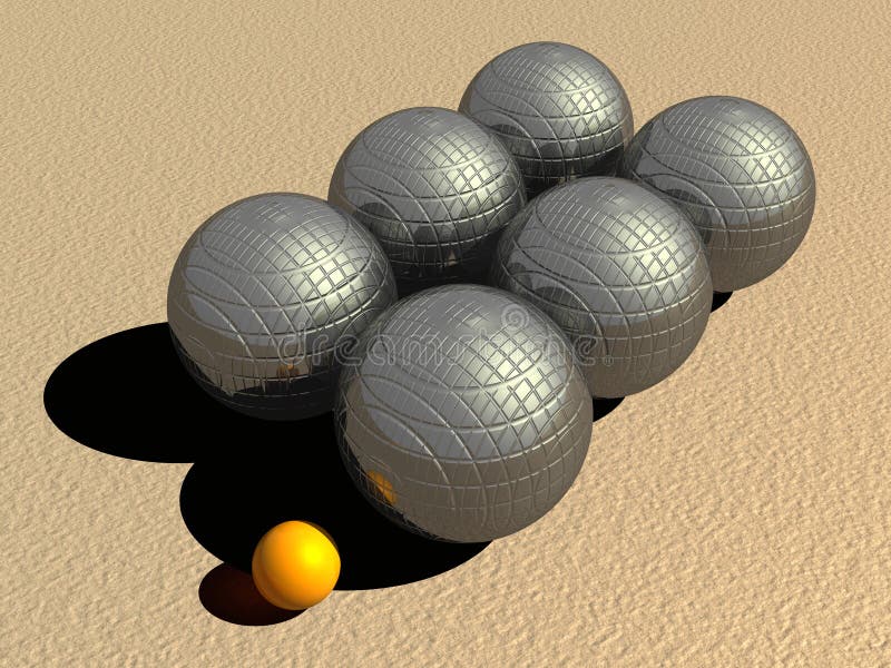 petanque игры шариков иллюстрация штока petanque игры шариков иллюстрация штока