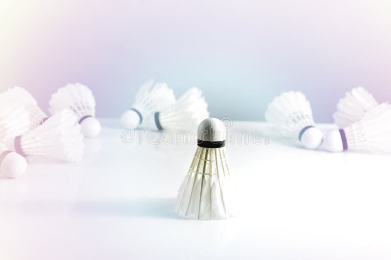 Peteca do badminton fotografia de stock royalty free Peteca do badminton fotografia de stock royalty free