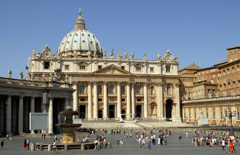 Peter bazyliki Rzymu jest placu św.