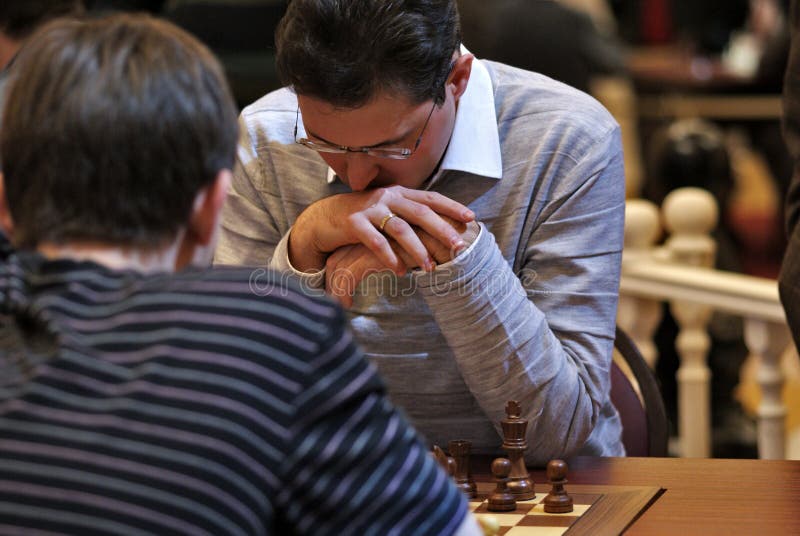 Hikaru Nakamura and Peter Svidler Editorial Stock Image - Image of