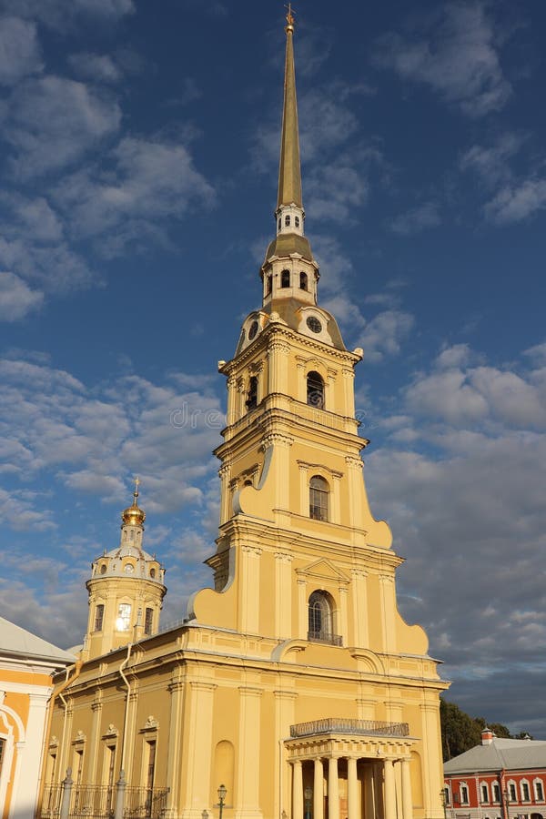 Peter and Paul fortress side view in St. Petersburg royalty free stock images Peter and Paul fortress side view in St. Petersburg royalty free stock images