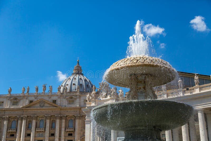 peter rome s för springbrunn för stad för bakgrundsbasilicabernini fyrkantig st vatican royaltyfria foton peter rome s för springbrunn för stad för bakgrundsbasilicabernini fyrkantig st vatican royaltyfria foton