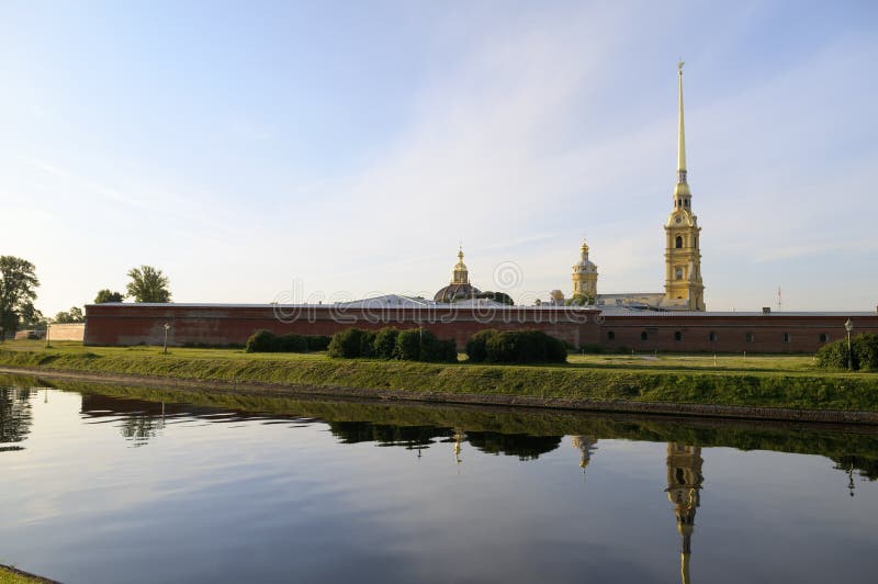 Peter-und Paul-Festung, St Petersburg, Russland. lizenzfreie stockfotos Peter-und Paul-Festung, St Petersburg, Russland. lizenzfreie stockfotos