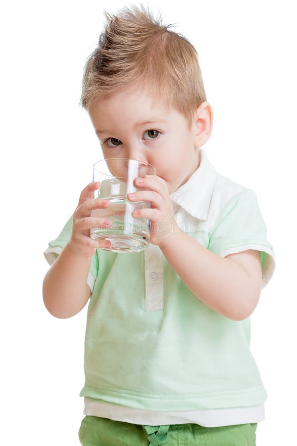 Petit gosse ou eau potable d'enfant de glace images libres de droits Petit gosse ou eau potable d'enfant de glace images libres de droits
