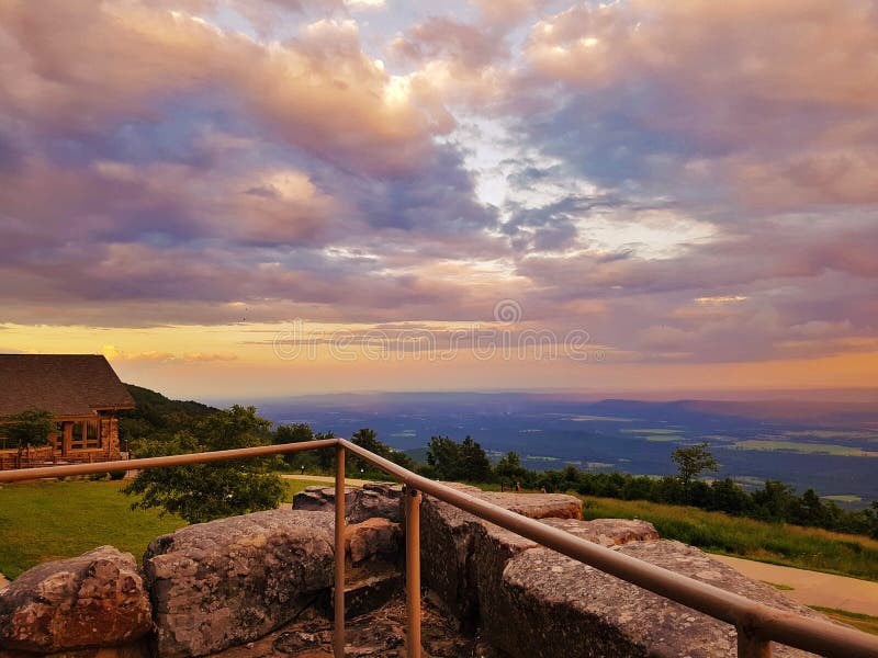 Petit Jean River Valley stock image. Image of lake, highest 96544549