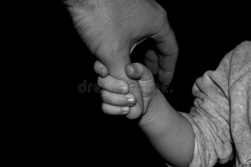 Petit Papa De Participation De Stylo De Bébé En Noir Et Blanc