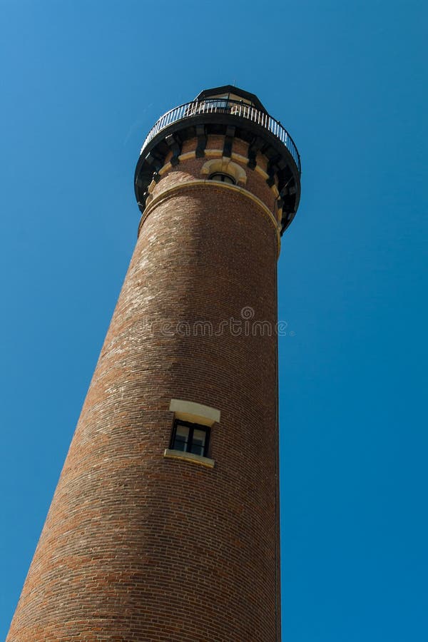 Petit phare de sable en été michigan photos libres de droits