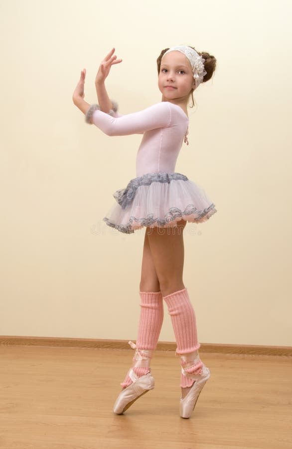 Little girl at the ballet class. Little girl at the ballet class
