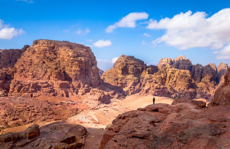 Petra desert stock photo. Image of mountains, sandstone - 33957958