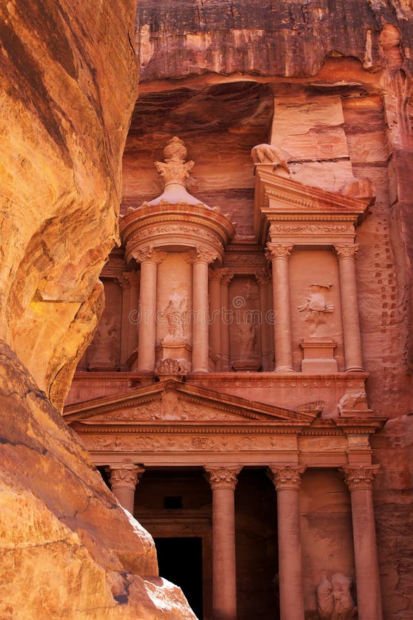 Ancient City of Petra Built in Jordan. Ancient City of Petra Built in Jordan