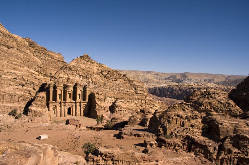petra скита Иордана стоковое фото rf petra скита Иордана стоковое фото rf