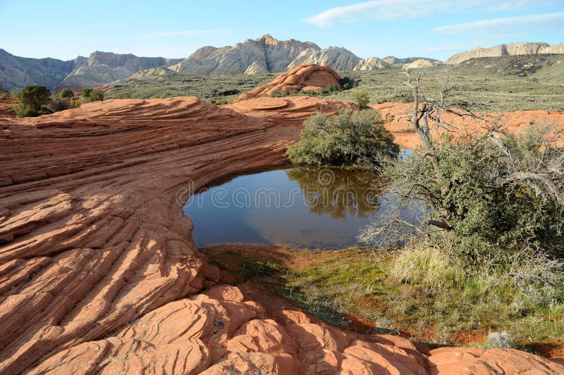 Petrified Sand Dunes - Snow Canyon State Park in U