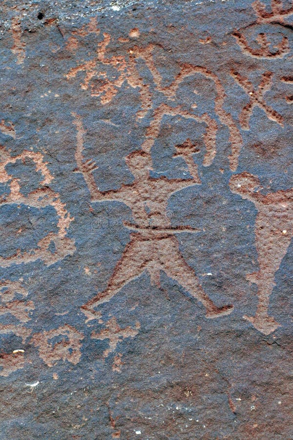 Petroglyph's royalty free stock photography
