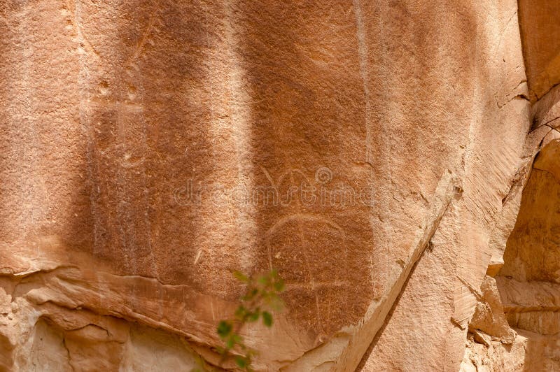 Petroglyph ή βράχου γλυπτικές τέχνης σε Freemont, Γιούτα στοκ εικόνες Petroglyph ή βράχου γλυπτικές τέχνης σε Freemont, Γιούτα στοκ εικόνες