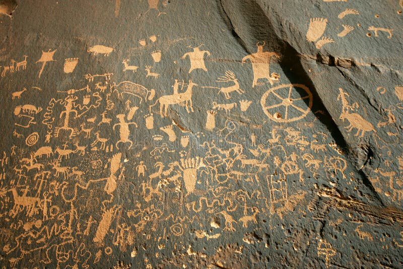 Petroglyphs royalty free stock photos