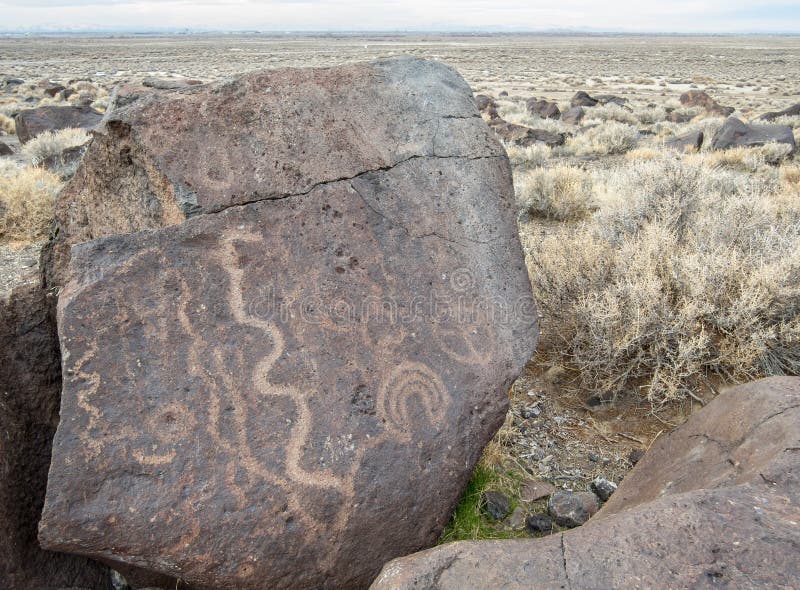 Petroglyphs, northern Nevada