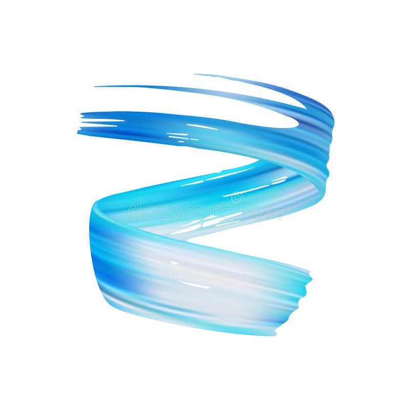 petrolio blu realistico del colpo della spazzola 3d o pittura acrilica isolata su fondo bianco Forma del liquido di Wave Progetta illustrazione di stock petrolio blu realistico del colpo della spazzola 3d o pittura acrilica isolata su fondo bianco Forma del liquido di Wave Progetta illustrazione di stock