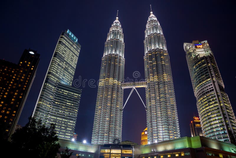 Petronas torn arkivbilder Petronas torn arkivbilder