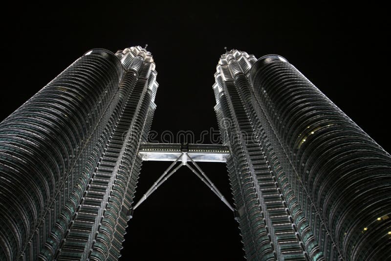 Petronas Towers in nighttime