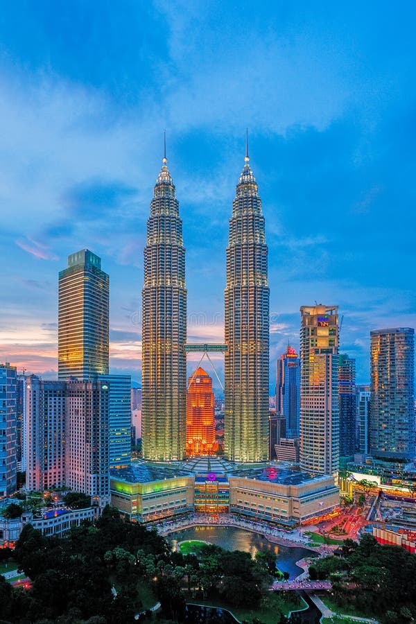 Petronas Twin Towers at Blue Hour