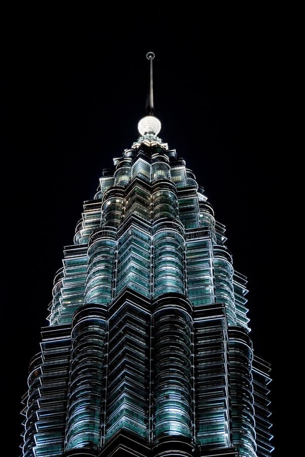 Petronas twin towers in the night