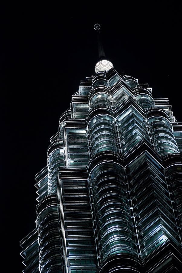 Petronas twin towers in the night