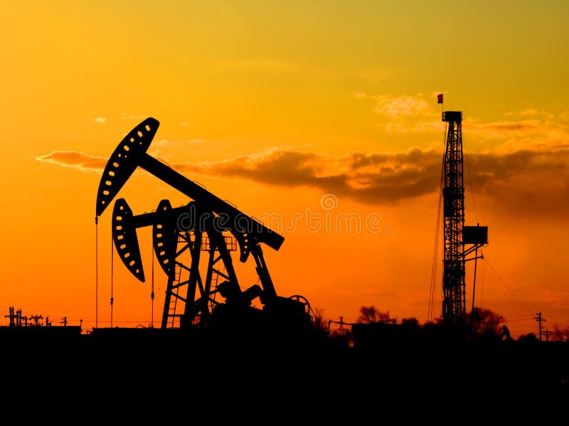 Petróleo y gas imagen de archivo