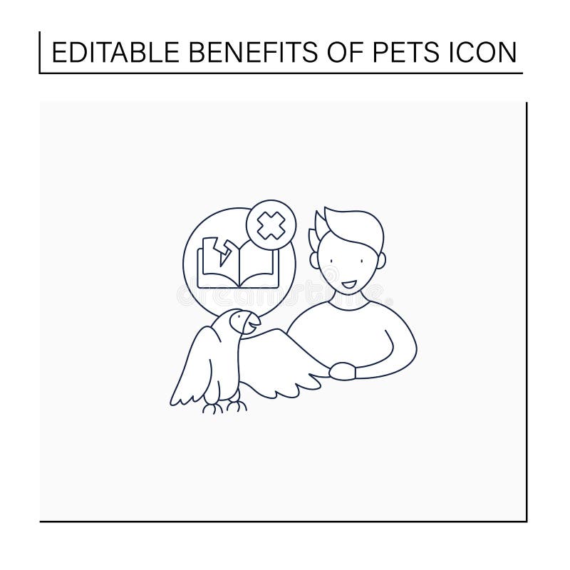 Pet depression black glyph icon Royalty Free Vector Image