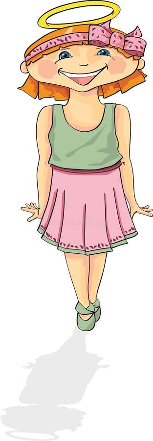 Petit Ange illustration de vecteur