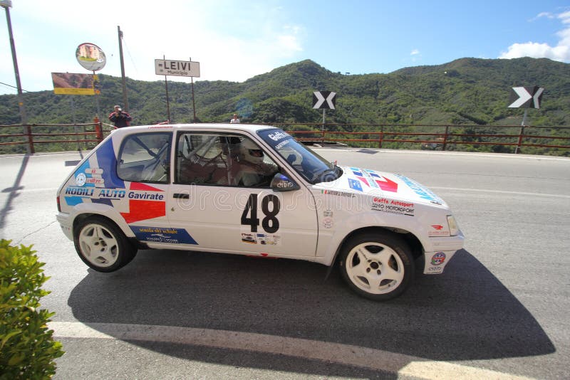 Peugeot 106 race car editorial photography. Image of williams - 106018557