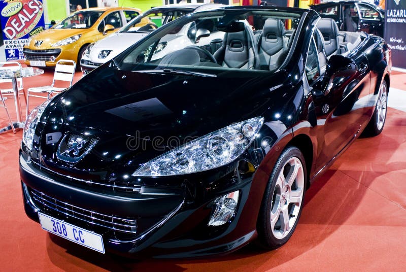 Peugeot 308CC - Parte superior dianteira - MPH fotografia de stock Peugeot 308CC - Parte superior dianteira - MPH fotografia de stock