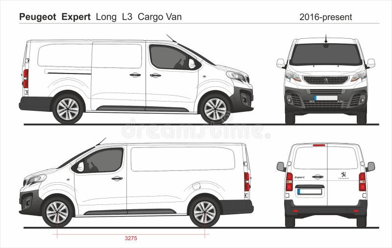 Peugeot Expert Cargo Long Van L3 2016-present