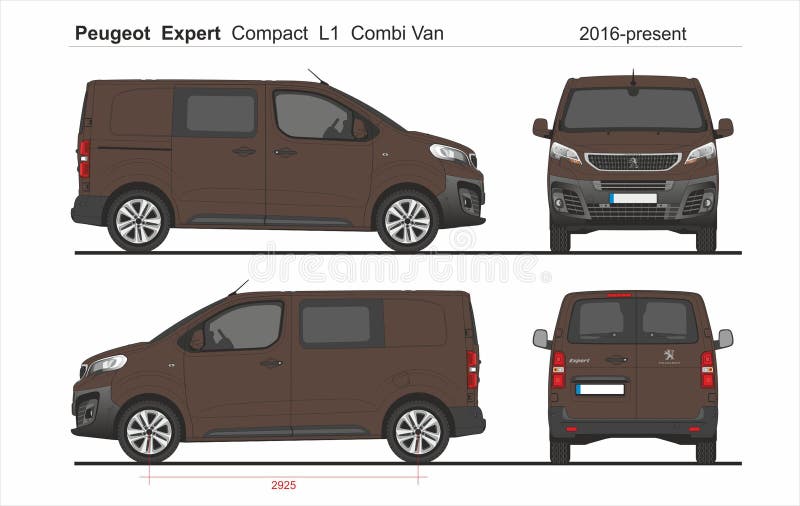 Opel Vivaro Cargo Van L2 2019 Blueprint Editorial Photography