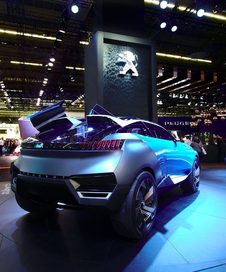 Peugeot Sala Wystawowa Przy IAA Samochodami Fotografia