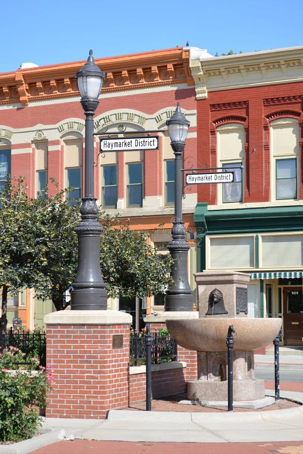 View of the Haymarket District in Council Bluffs, Iowa. View of the Haymarket District in Council Bluffs, Iowa.