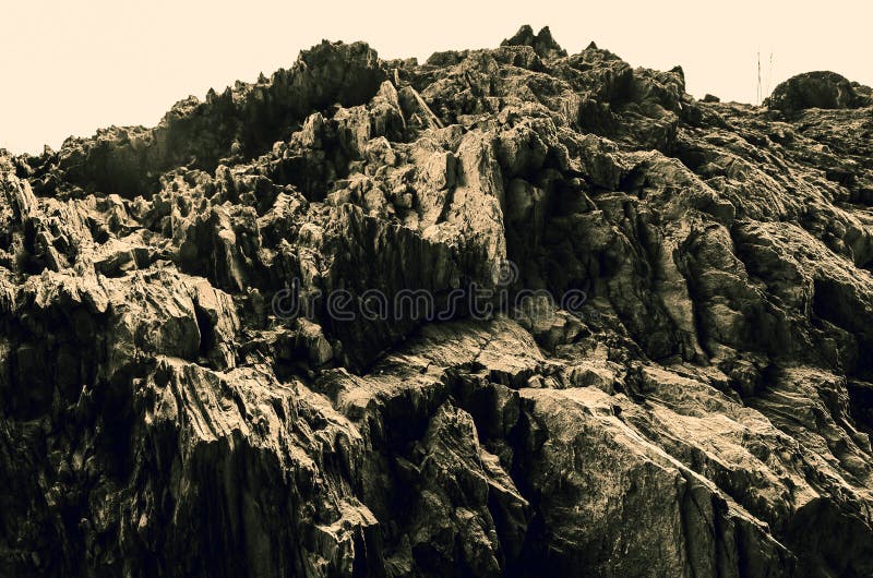 Pełna ramowa abstrakcjonistyczna skalista kamień powierzchnia Greyscale obraz royalty free Pełna ramowa abstrakcjonistyczna skalista kamień powierzchnia Greyscale obraz royalty free