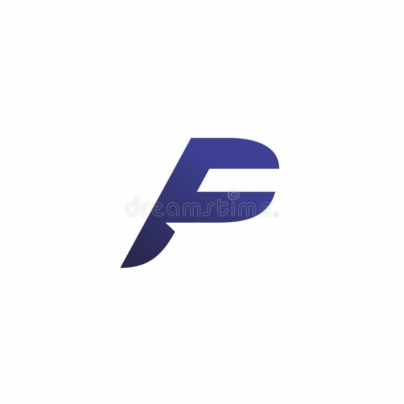 PF Logo Monogram ESport Gaming with Gas Shape Design Stock Vector -  Illustration of vector, capital: 223028750