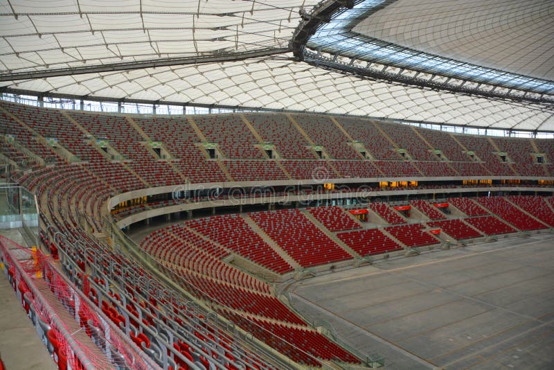 PGE Narodowy ou Estádio Nacional imagens de stock PGE Narodowy ou Estádio Nacional imagens de stock