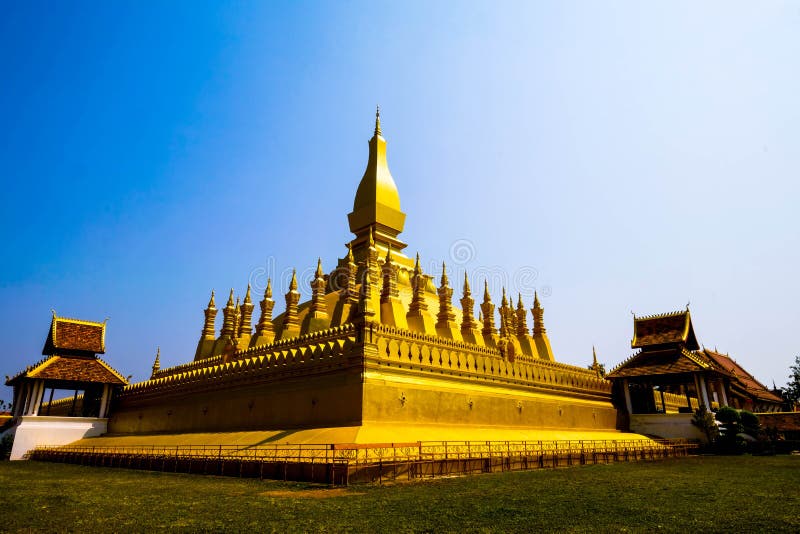 Pha che Luang fotografia stock Pha che Luang fotografia stock