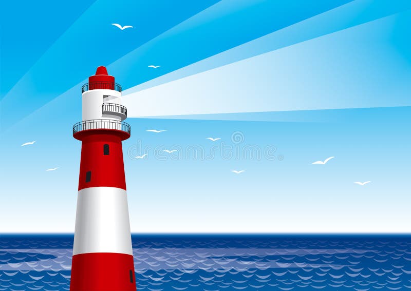phare illustration libre de droits