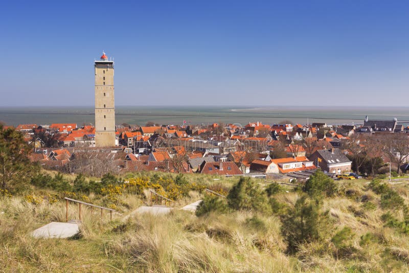 Le Phare De Brandaris Sur Terschelling Photo stock Image du