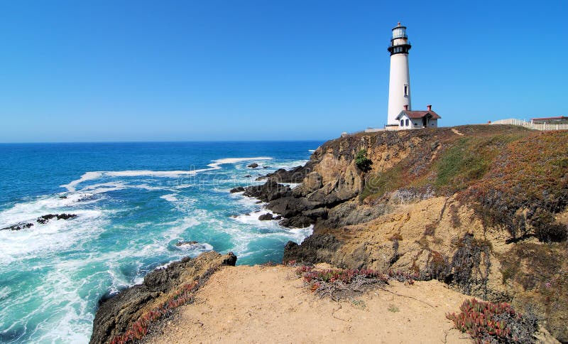 Phare de point de pigeon images stock Phare de point de pigeon images stock