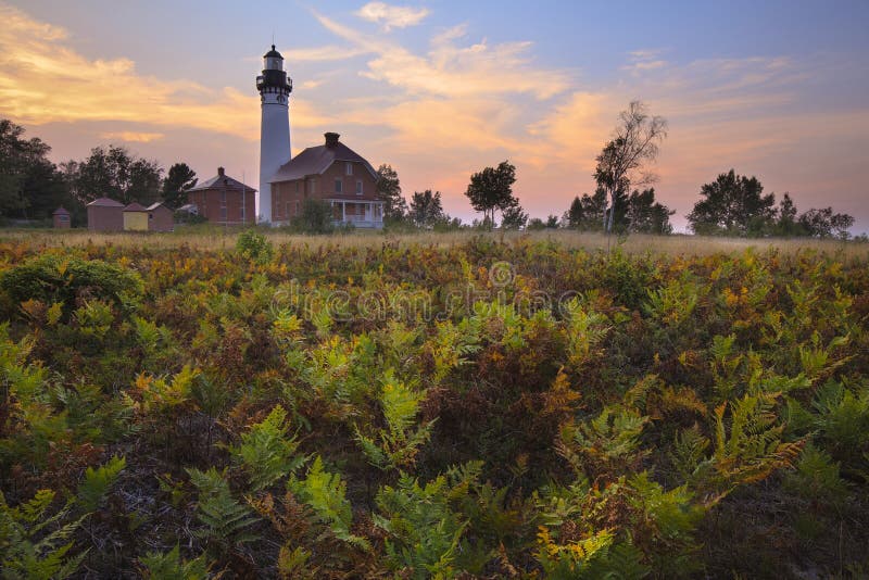 Phare d'Au Sable image libre de droits