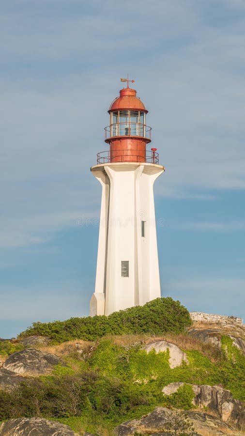 Phare à Vancouver occidental, Colombie-Britannique, Canada images stock Phare à Vancouver occidental, Colombie-Britannique, Canada images stock