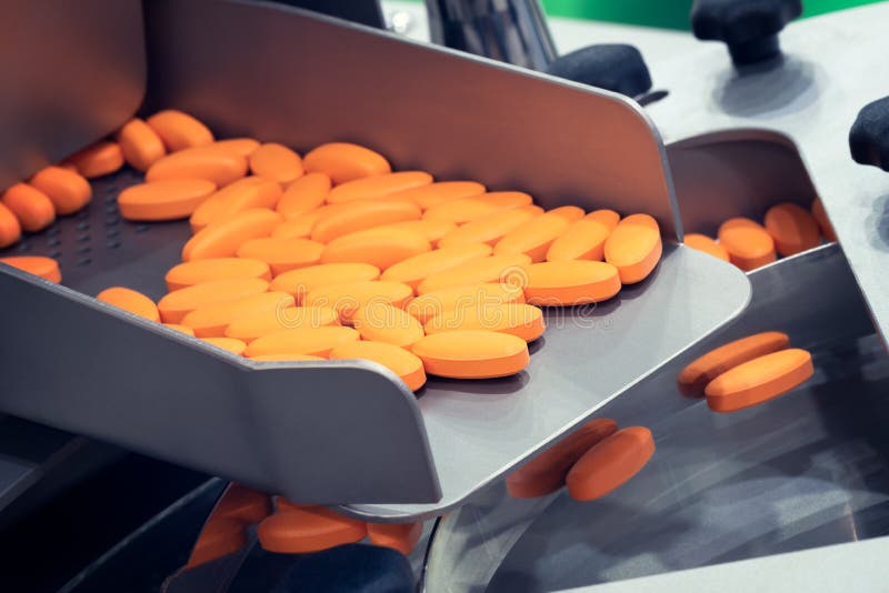 Pharmaceutical Production Line, Production of Tablets or Vitamins