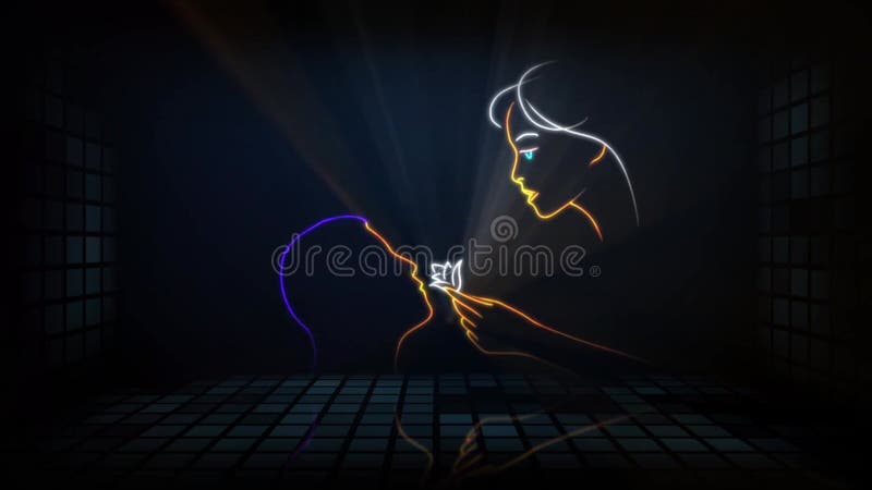 Pharmacologie a animé le spectacle laser illustration libre de droits
