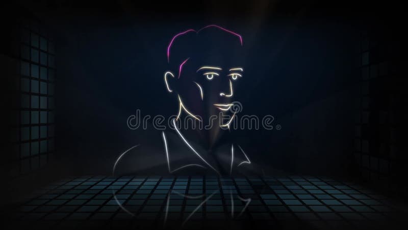 Pharmacologie a animé le spectacle laser illustration libre de droits