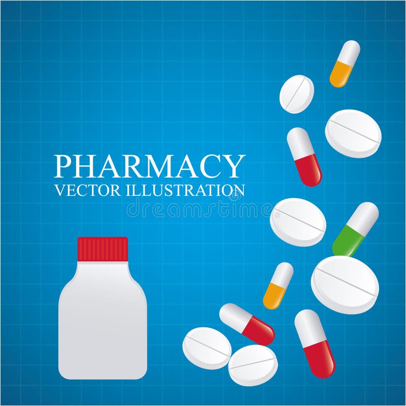 Pharmacy design stock vector. Illustration of abstract - 45464305